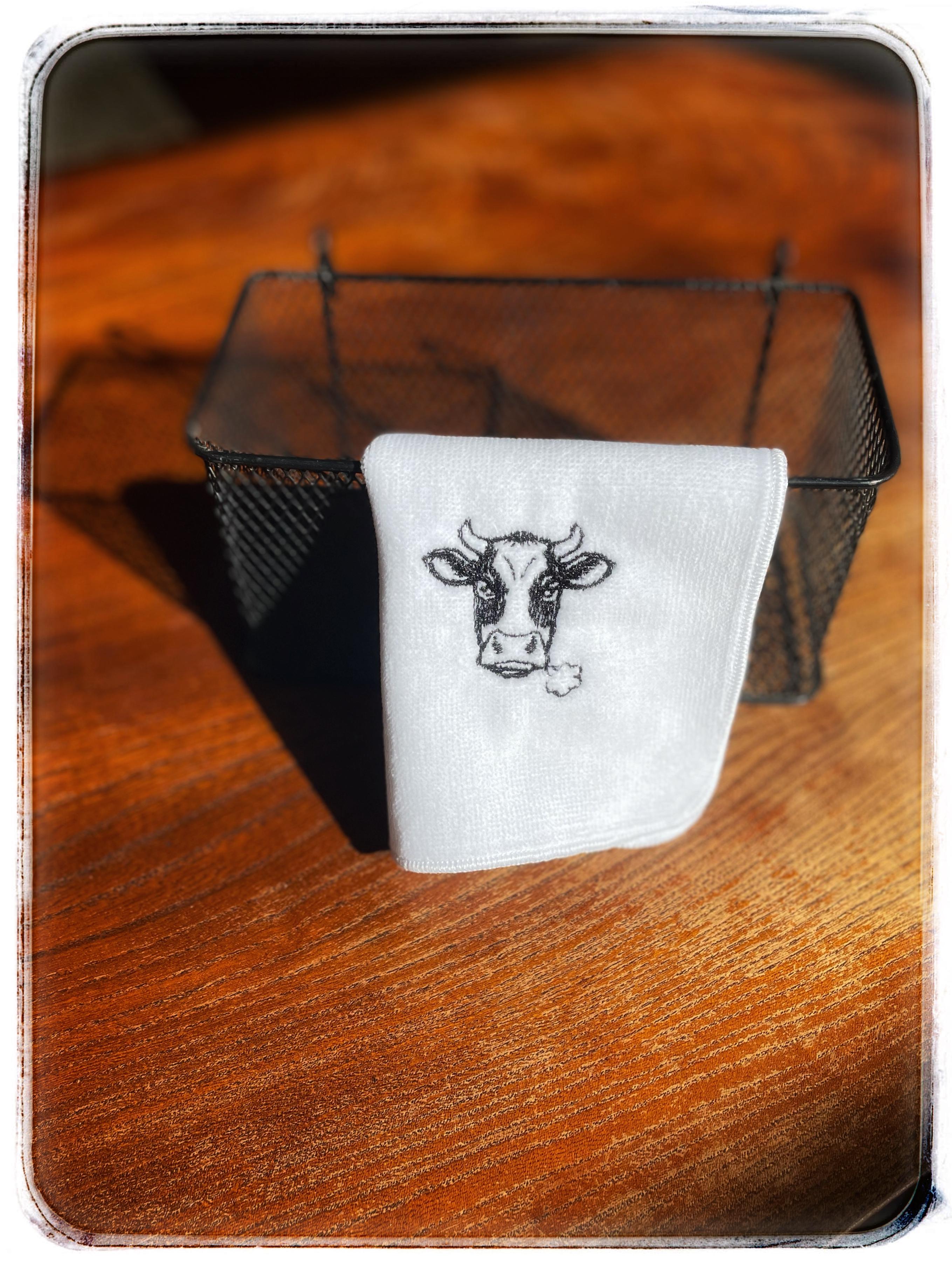 MOW牛の小さなタオルハンカチ